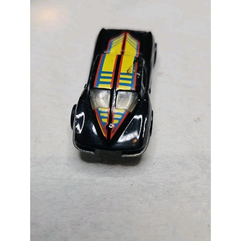 Vintage Black Hot Wheels 1979 Corvette Stingray Real Riders Hi-Rakers